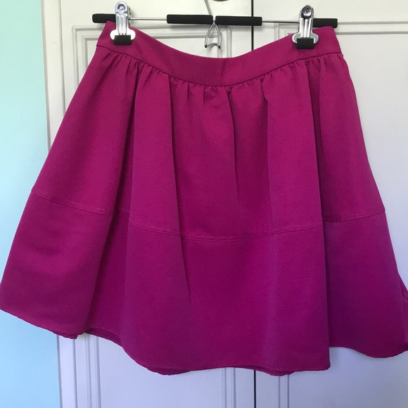 Express | Hot Pink Bubble Skirt - Picture 2 of 4
